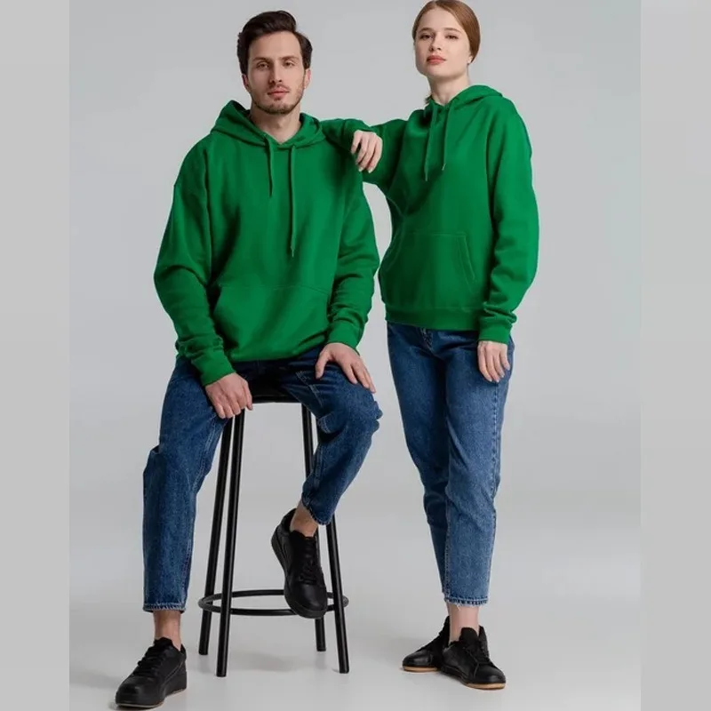 American Lazy Chic Hoodie Women Autumn Winter Long Sleeve Loose Korean Retro Fleece Thickened Couple Jacket Trendy