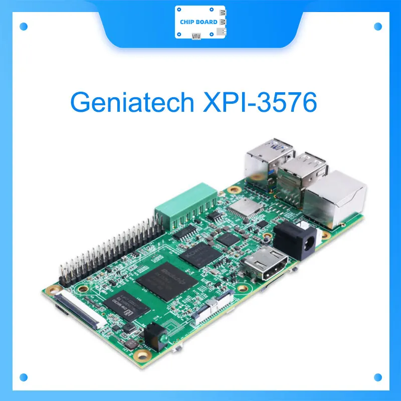 

Geniatech XPI-3576 - RK3576 SBC in Extended Credit Card Form Factor