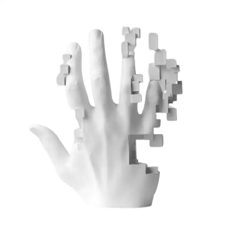 

Artistic Hand Statue Abstract Home Decoration Accessories Art Sculpture Nordic Figurine Modern Minimalism Bookcase Room Mesa