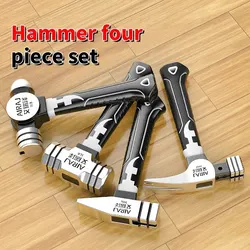 Small Hammer Mini Claw Hammer Head Fitter Hammer Octagonal Hammer Multifunctional Integrated Nail Hammer Nail Hammer Woodworking