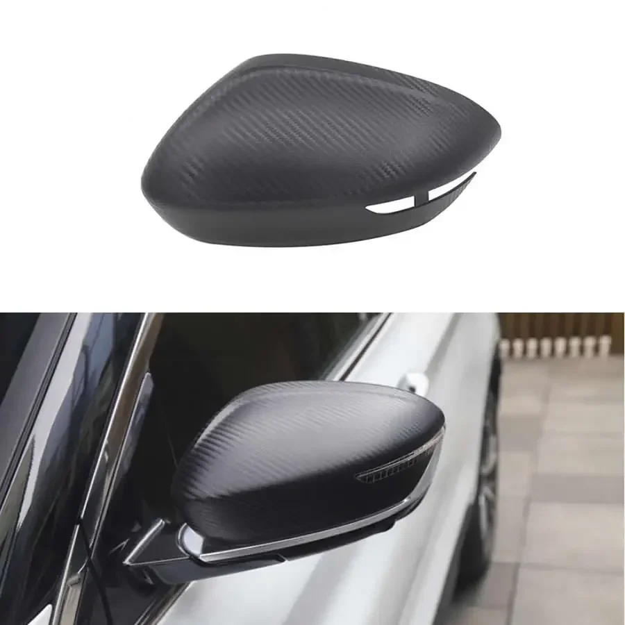 

For Geely Coolray Car Accessories Outside Reverse Mirrors Cover Cap Wing Door Side Mirror Housing Shell Carbon Fiber