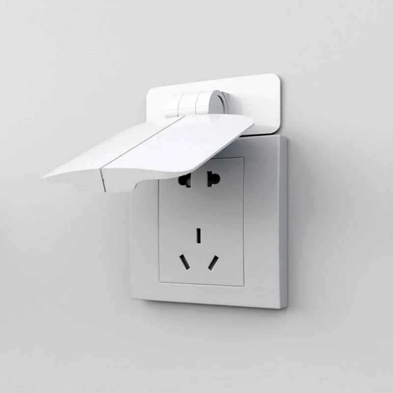 Childproof Electrical Outlet Cover Box Electrical Outlet Protective Cover Babyproof Socket Protectors for Light Switches