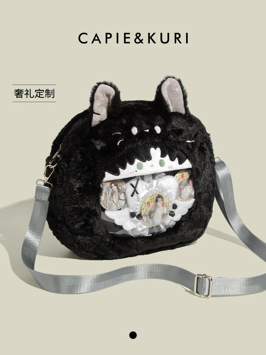 Original Cute Cartoon Cat Plush Itabag 2024 Winter Kawaii Backpack Mochilas Para Mujer Lolita Sweet Girl Ita Bag Gift for Girls