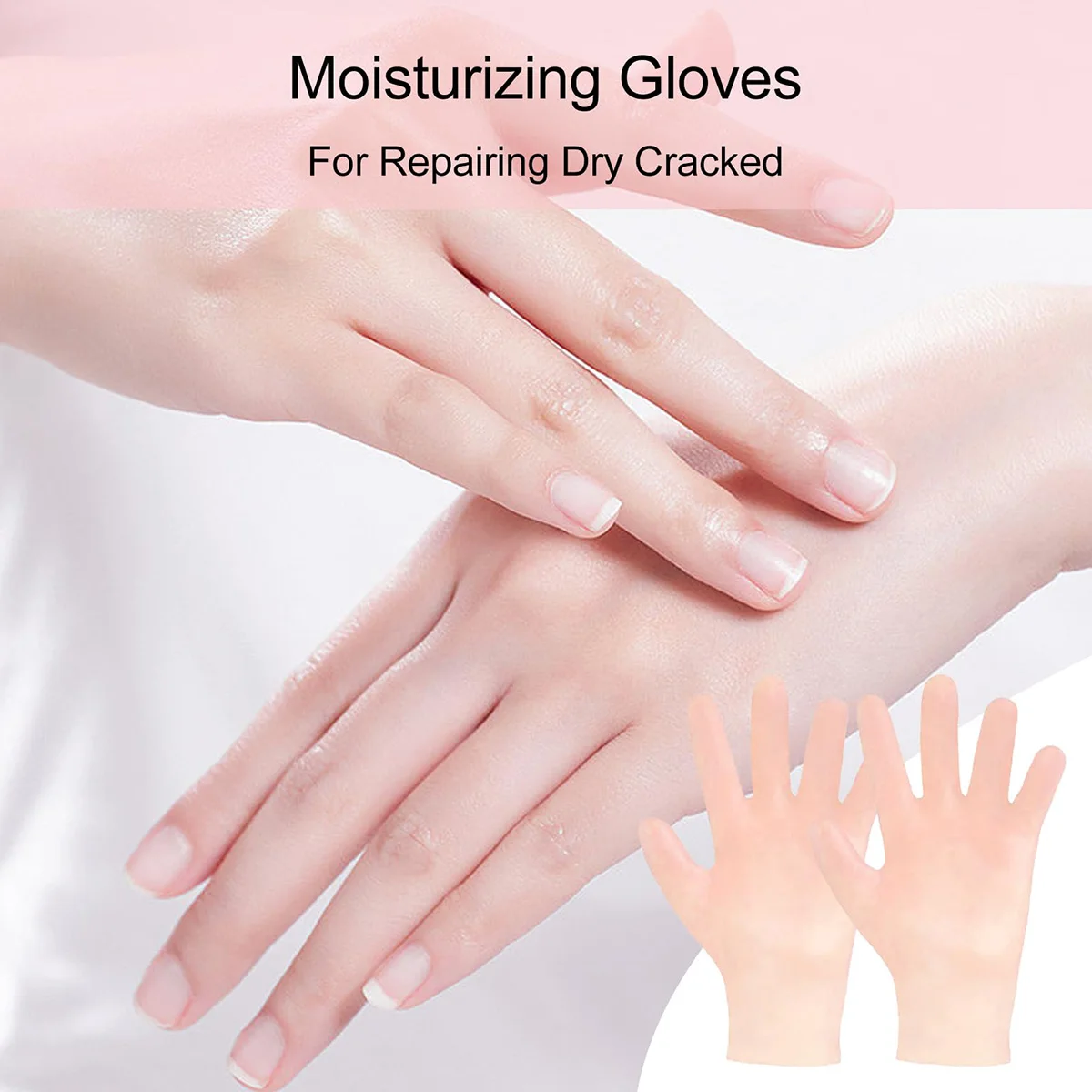 High Elastic Silicone Moisturising Gloves Footbath Socks Waterproof Anti-dry Cracked Hand/Foot Care Exfoliating Mask Sets