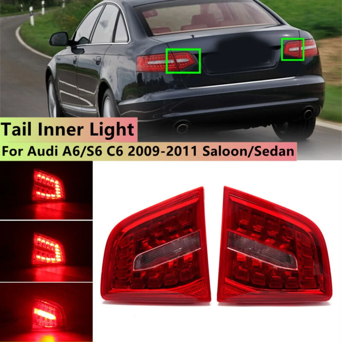 

Car Tail Light Assembly 4FD945093B For Audi A6 C6 S6 Quattro RS6 Saloon Sedan 2009-2011 LED Turn Signal Brake Lamp 4FD945094B