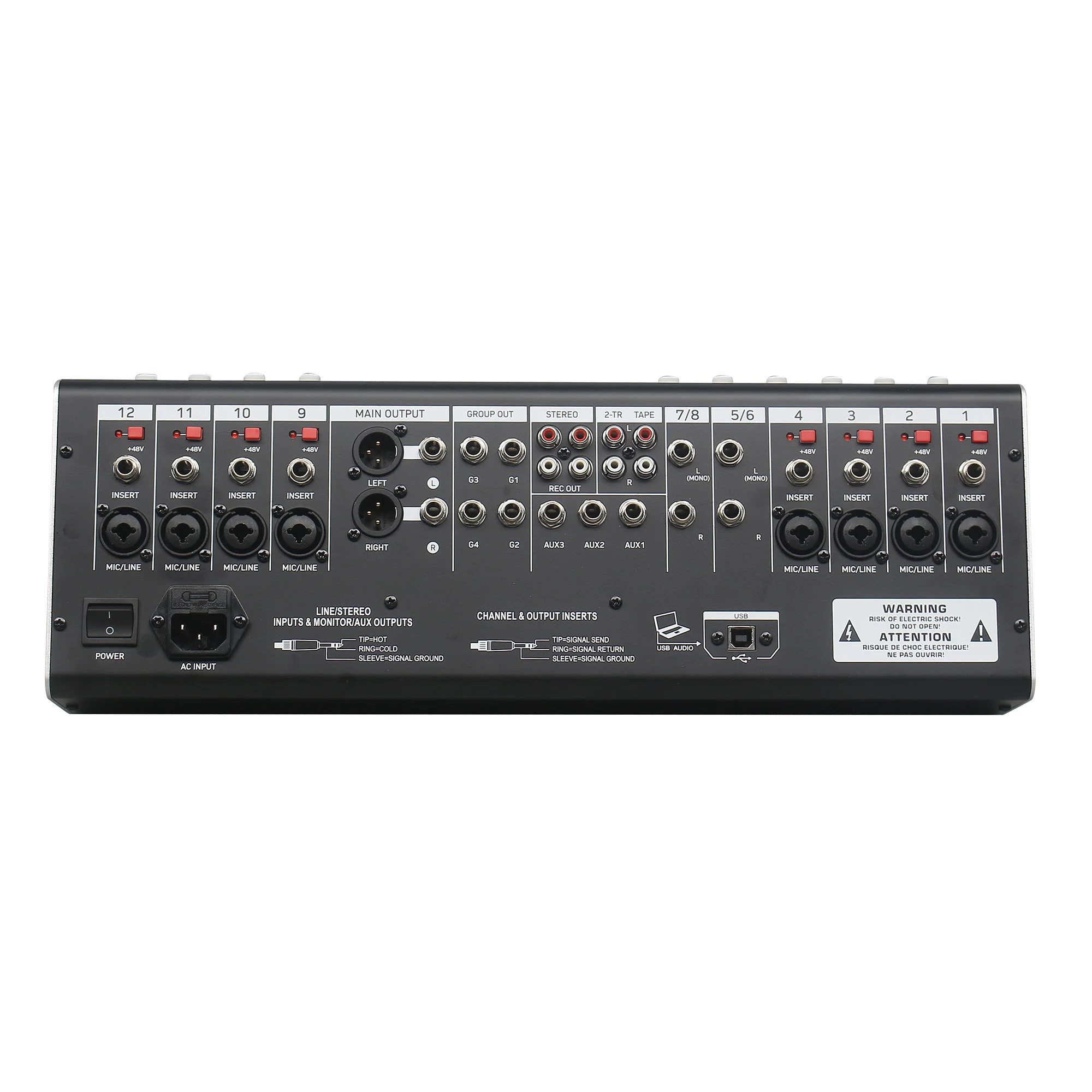 Imagem -04 - Leicozic Professional Audio Mixer Mixing Console dj Mixer Equalizador Áudio Digital Sound System 12 Canais