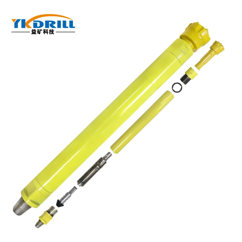 

3.5 inch Diameter 82 mm High Air Pressure DTH Hammer For 2 3/8 Drill Pipe