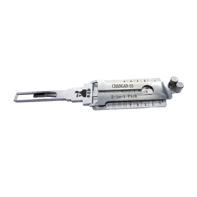 Original Lishi CHANGAN03 2 in 1 Lock Pick Decoder Ignition Car door open for Changan Deep Blue Chery Ice Cream Vertical milling