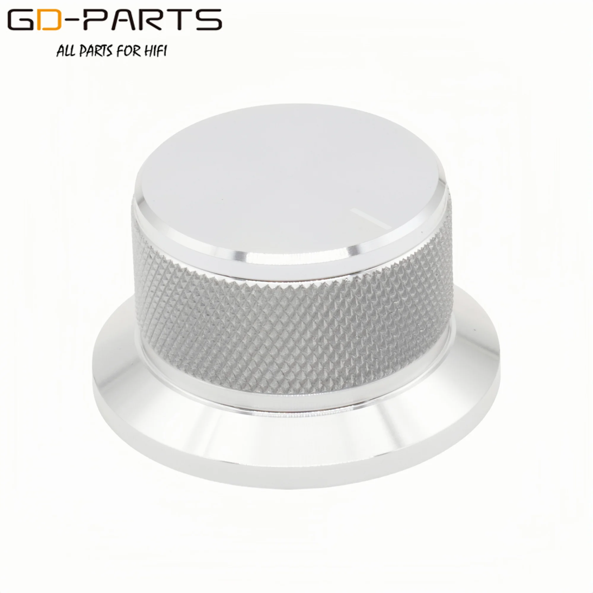 44*25mm CNC Machined Solid Aluminum Potentiometer Control Knob For Hifi Audio DAC CD Player AMP Speaker Turntable Recorder