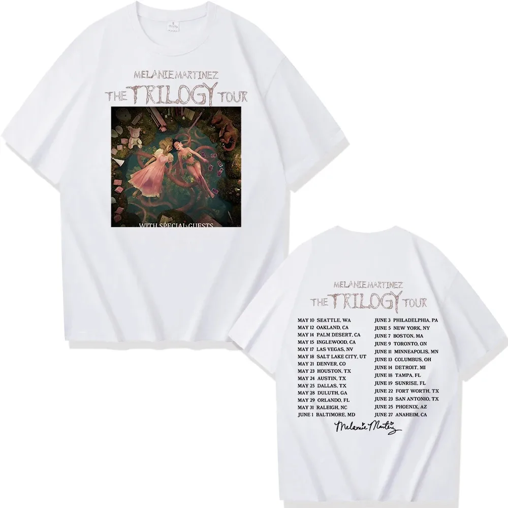 Melanie Martinez The Trilogy Tour T-Shirt Fashion Tee Shirt Hip Hop Cotton Tshirts Men Women Summer Fans Clothng Streetwear Tops