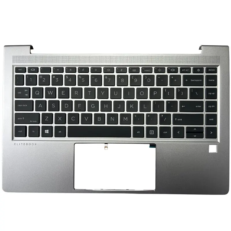 New Backlit US Keyboard For HP Elitebook 640 G9 With Palmrest Upper Cover Case