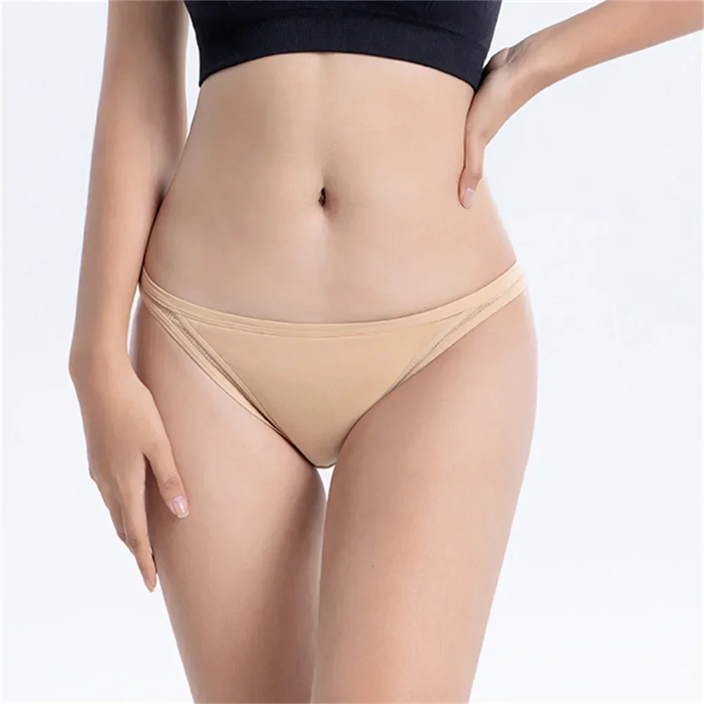 6 stücke frauen Baumwolle Einfarbig Höschen Unterwäsche Sexy Atmungsaktive Weiche Unterhose Intime Dessous Niedrige Taille Bequeme Slip