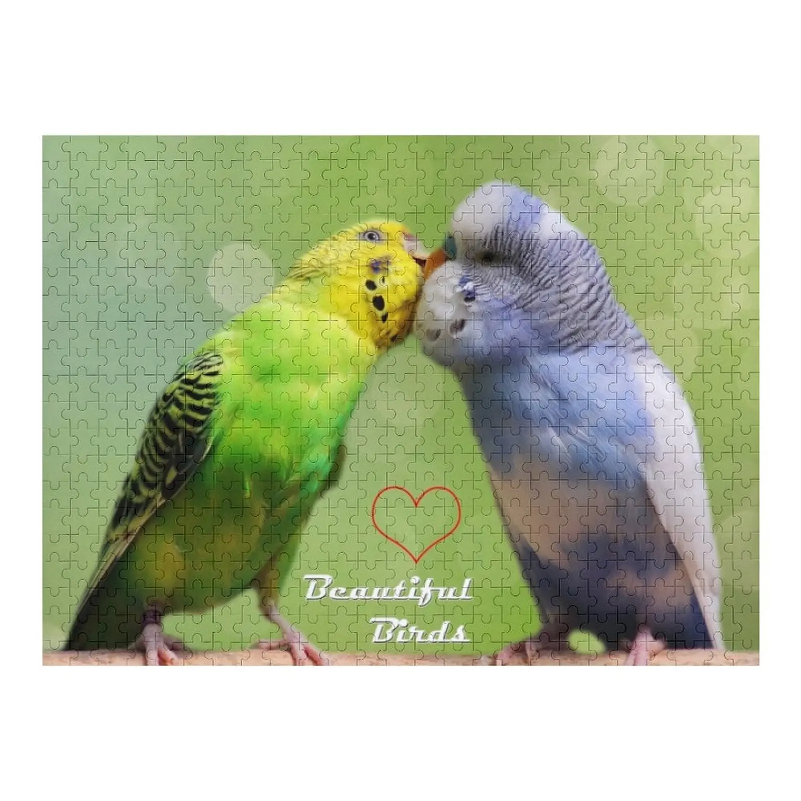 

Budgies birds Jigsaw Puzzle Game Children Custom Gift Puzzle