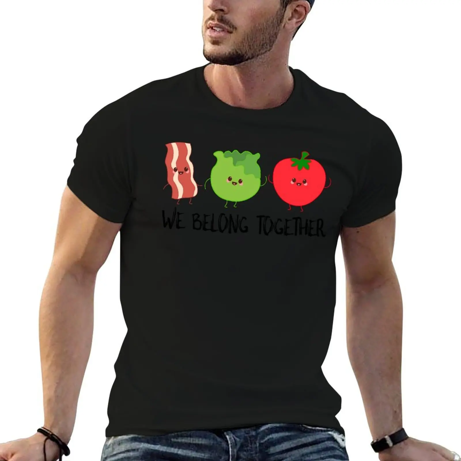 T-shirt BLT Bacon Lettuce and Tomato We Belong Together, t-shirt décontracté pour le travail