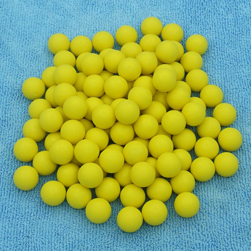 T4E HDR.68 Paintball Gun Shooting Ball - Reusable Ammo Bullet Rubber Ball for Protecting Homeland and Driving away Animals 60PCS