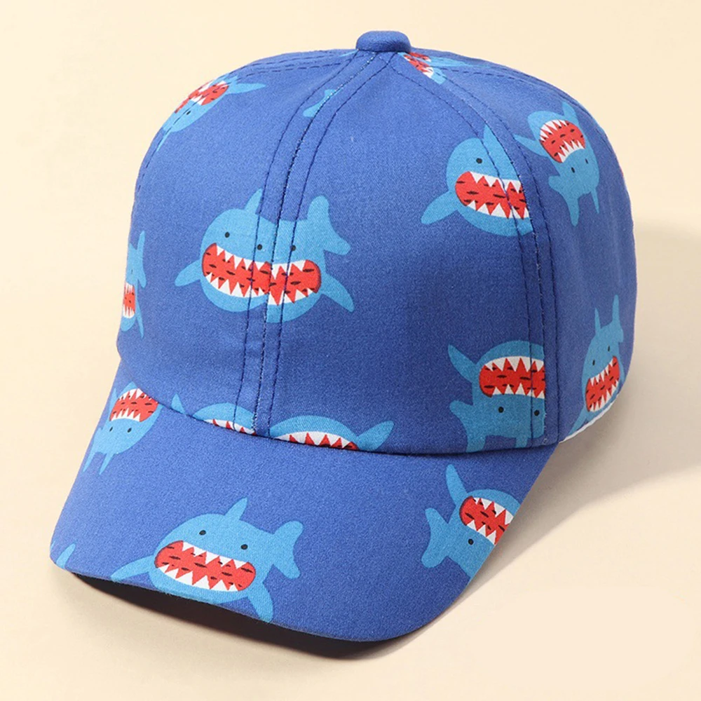 Manufacturers Wholesale New Children's Baseball Cap European And American Baby Cap Cartoon Printed Kid's Hats