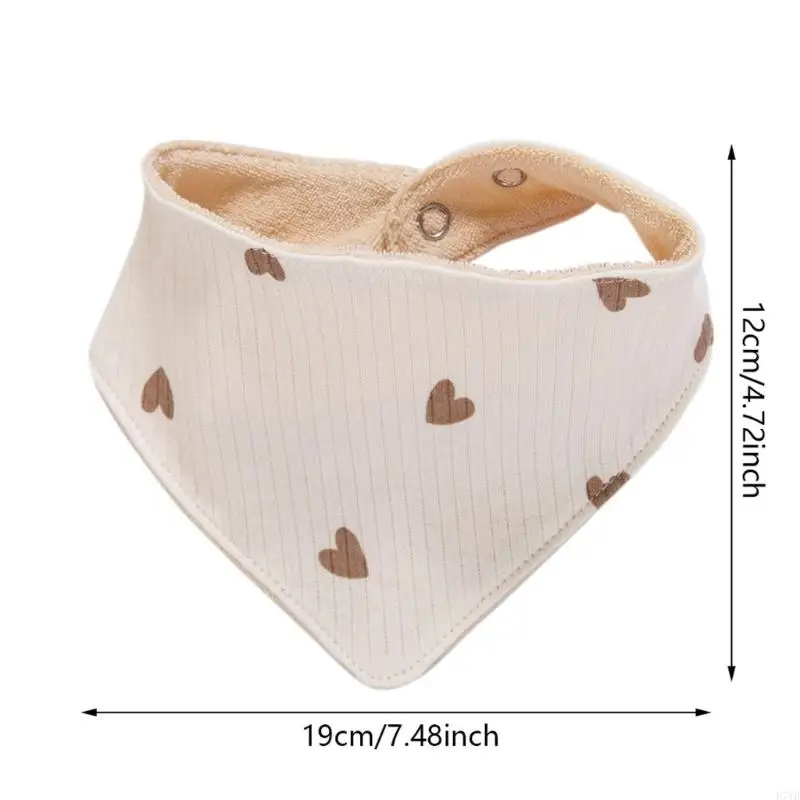 D7YD Baby Burp Cloth Cloth Triangular Triangular Towel حديثي الولادة يتغذون مريلة تنفس