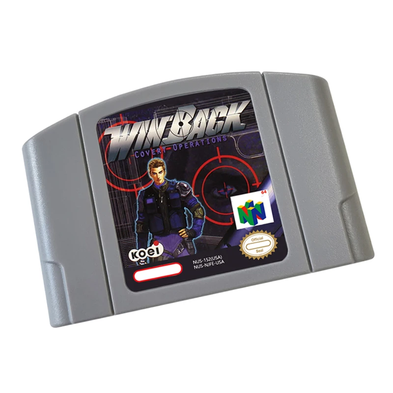 Winback 64 Bit  Video Game Cartridge For US  Version Game Console