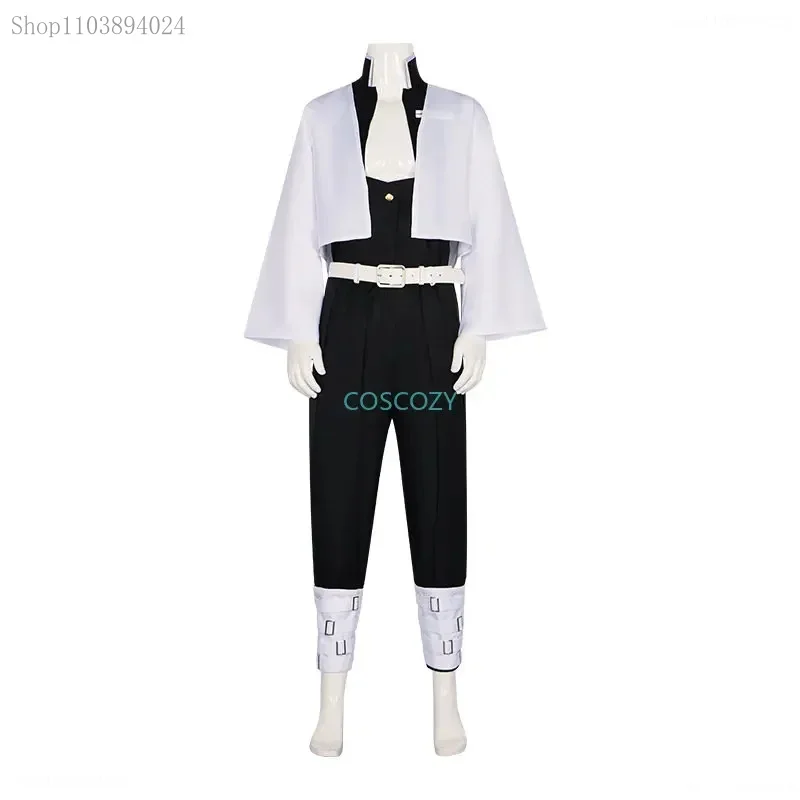 

Cosliy Anime Shinazugawa Sanemi Wind Hashira Cosplay Costume Outfit Wig Stickers Full Set Convention Cosplay Costume
