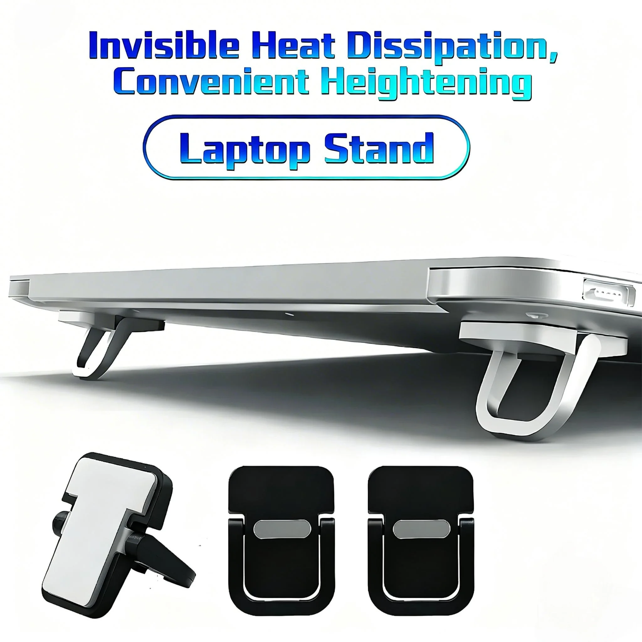 Mini Laptop Stand Invisible Foldable Portable Desktop Elevator Cooling Stand Support for All Laptops