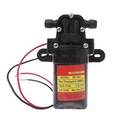 Dc 12V 3.5L/Min 0.48MPa 70 Psi Membraan High Pressure Zelfaanzuigende Waterpomp Mini Diaphrag Pompen