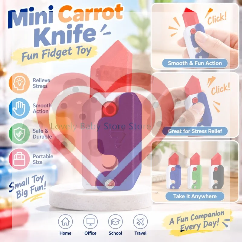 Mini Plastic Fidget Toy Gravity Ejection Model Toy Portable Stress Relief Hand Play Toy For Kids Adults Desktop Decoration Gift