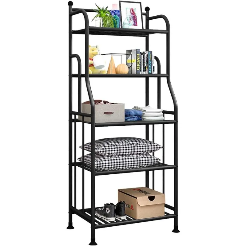 Shelving Unit Bakers Rack Metal Storage Shelves Laundry Shelf Organizer Standing Shelf Units