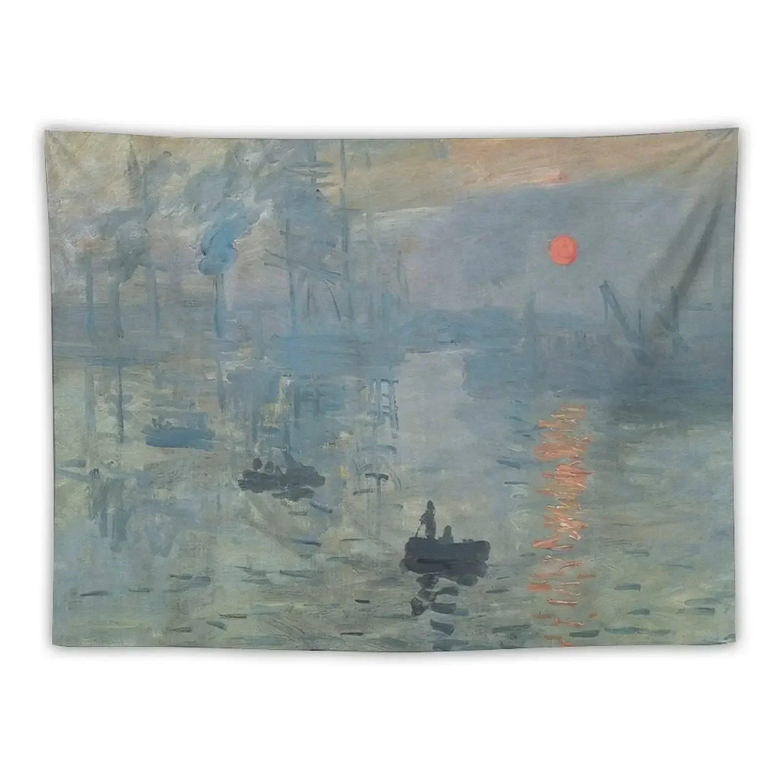 

Monet Impression Sunrise Fine Art Tapestry Custom Aesthetic Room Decoration Anime Decor Tapestry