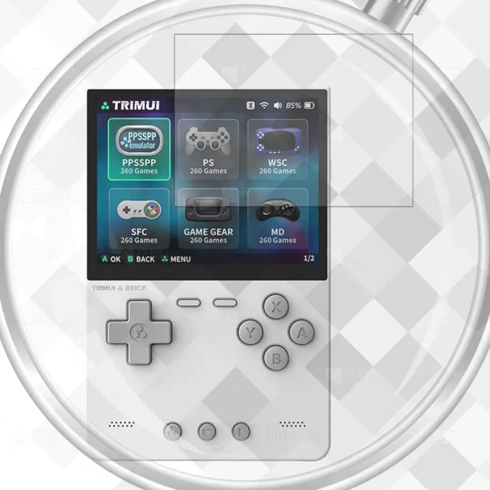 

Защитные пленки из закаленного стекла для Trimui Brick, 5 шт., антицарапины, твердость 9H, прозрачные, аксессуары для игровых консолей