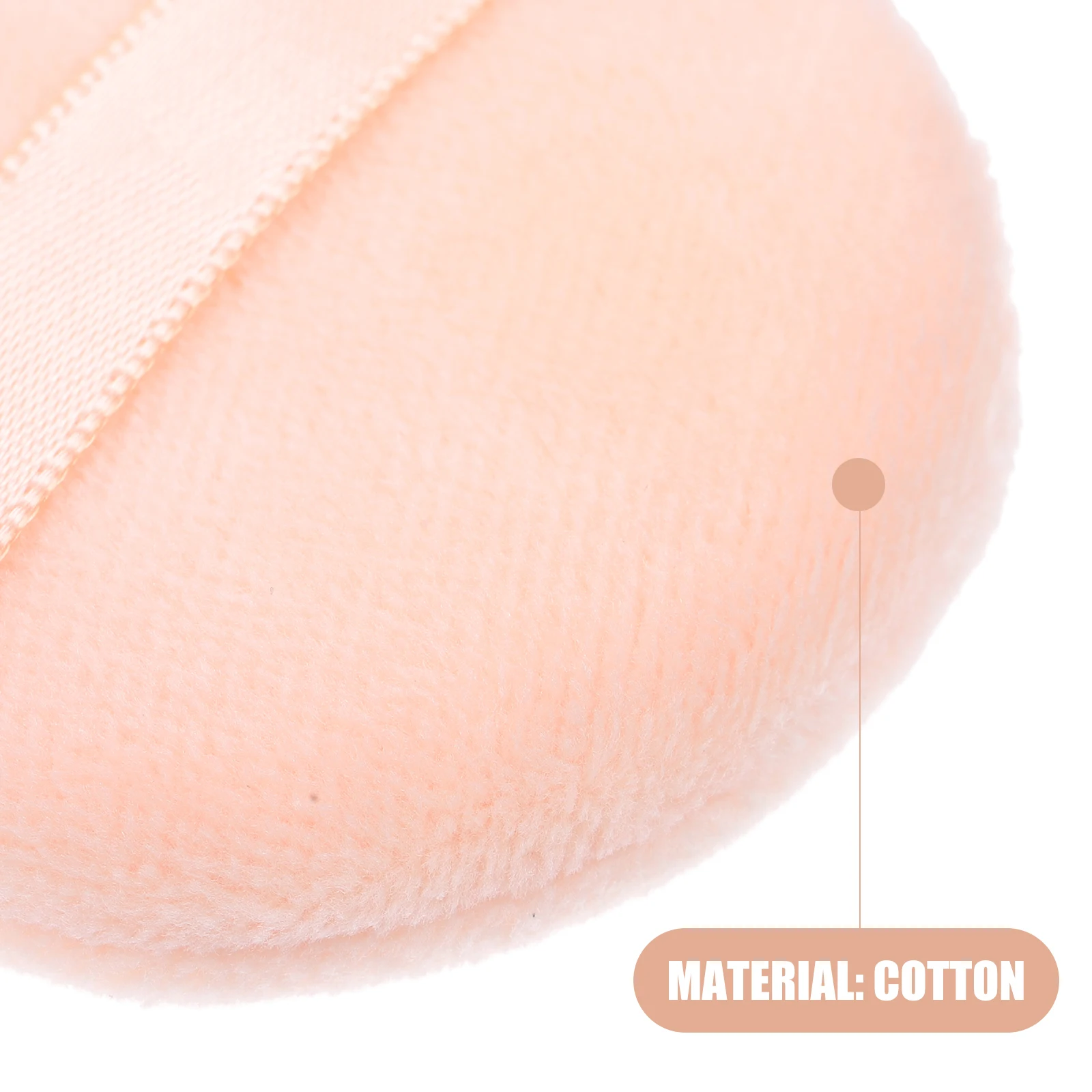 

4pcs Round Powder Makeup Sponge Premium Non-Fluorescent Concealer Foundation Applicator Gentle For Skin Smooth Salon Home Travel