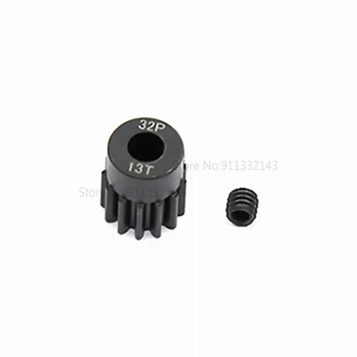 Steel Metal Pinion Motor Gear 0.8 Module 32P 5MM Inner Diameter Motor Gear Motor Gear 13-21T Suitable for 1/10 Diagonal TR