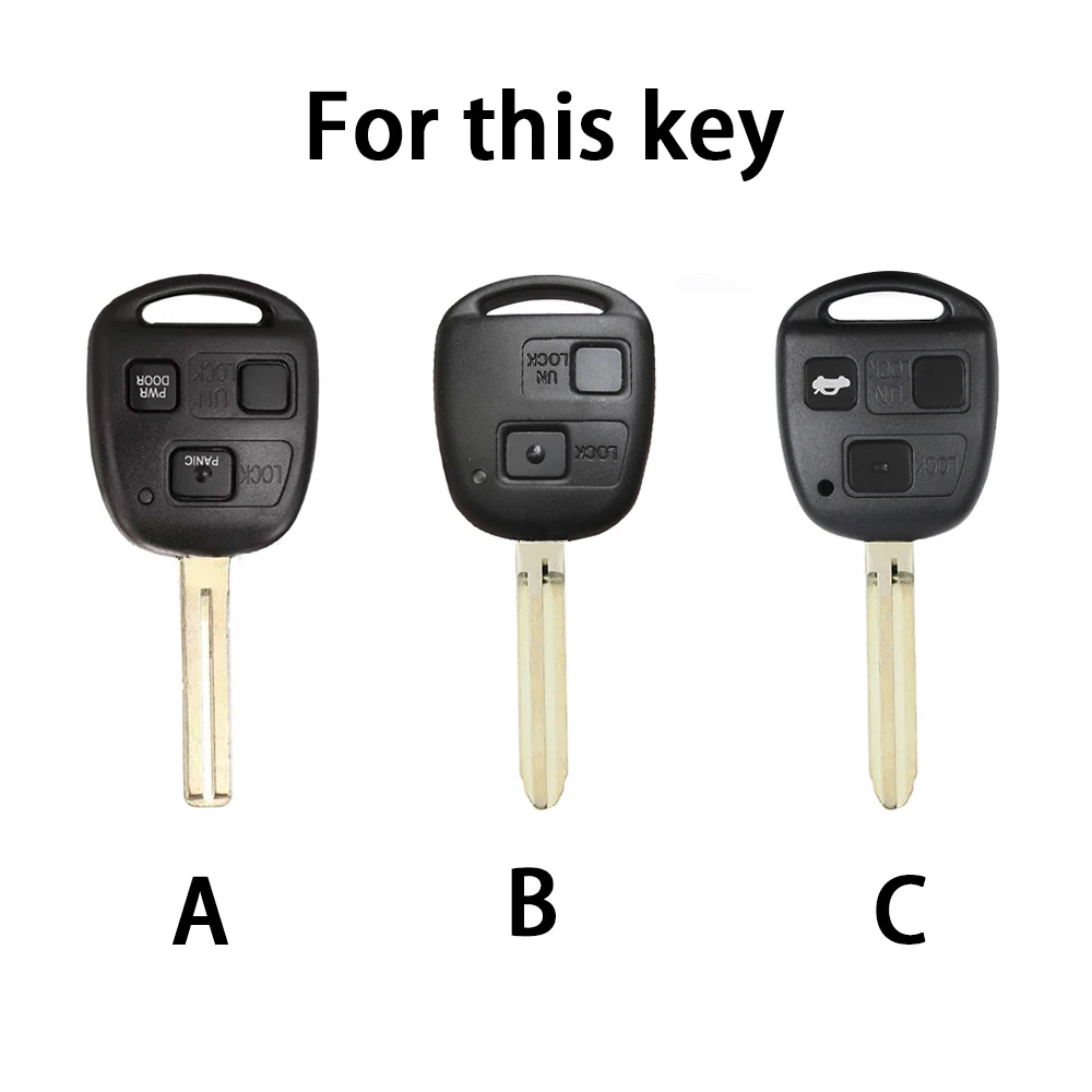 TPU Car Key Case for TOYOTA Avensis Camry Corolla for Lexus ES330 RX330 GS300 Fob Protect Remote Key Shell Accessories