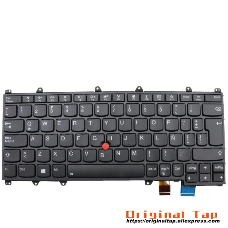 LAS Latin Spanish Backlit Keyboard for Lenovo Thinkpad X380 Yoga 370 01EN389 01AV678 01HW578 01HW618