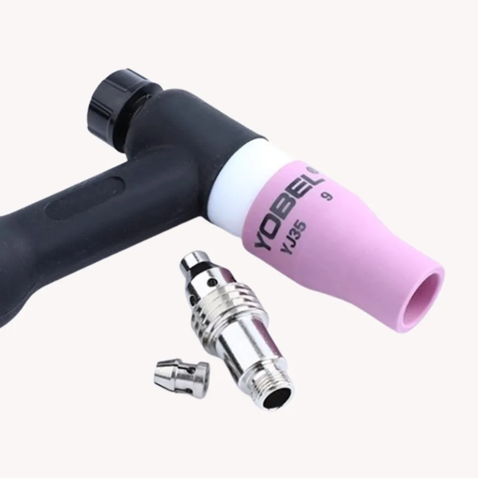 Imagem -04 - Arc Argônio Soldagem Arma Conector Bocal de Porcelana Pinch Guia Tubo Fluido Estilo Coreano Wp18 1726 Yj35 Novo