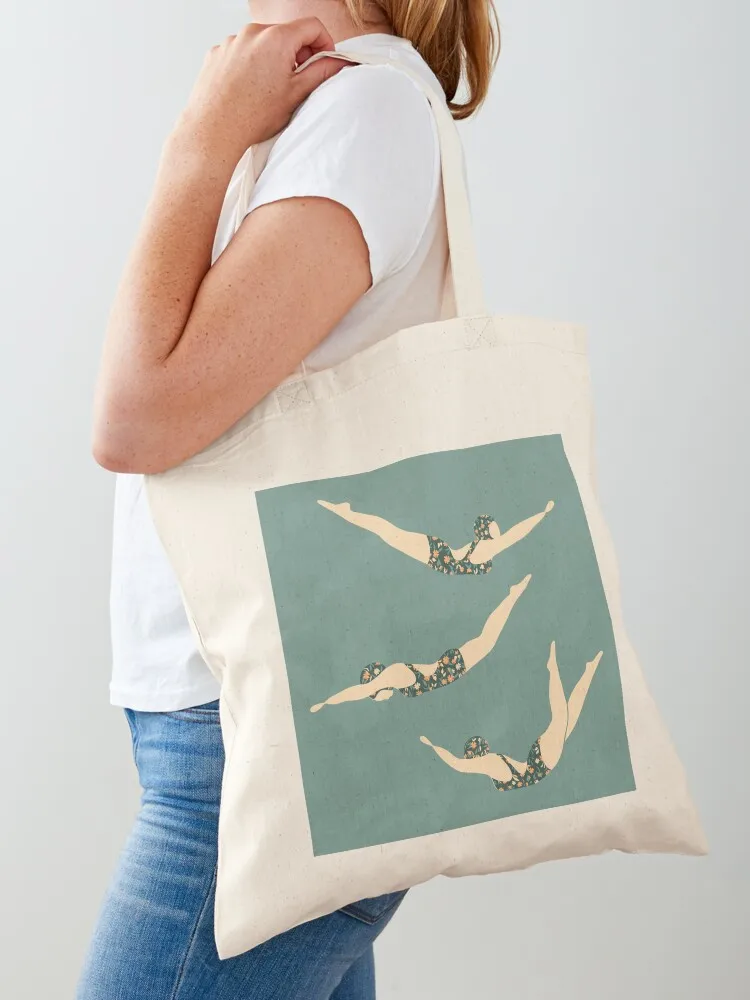 

Retro swimmers Tote Bag great bag bags woman 2025 Canvas shoulder bag tote men