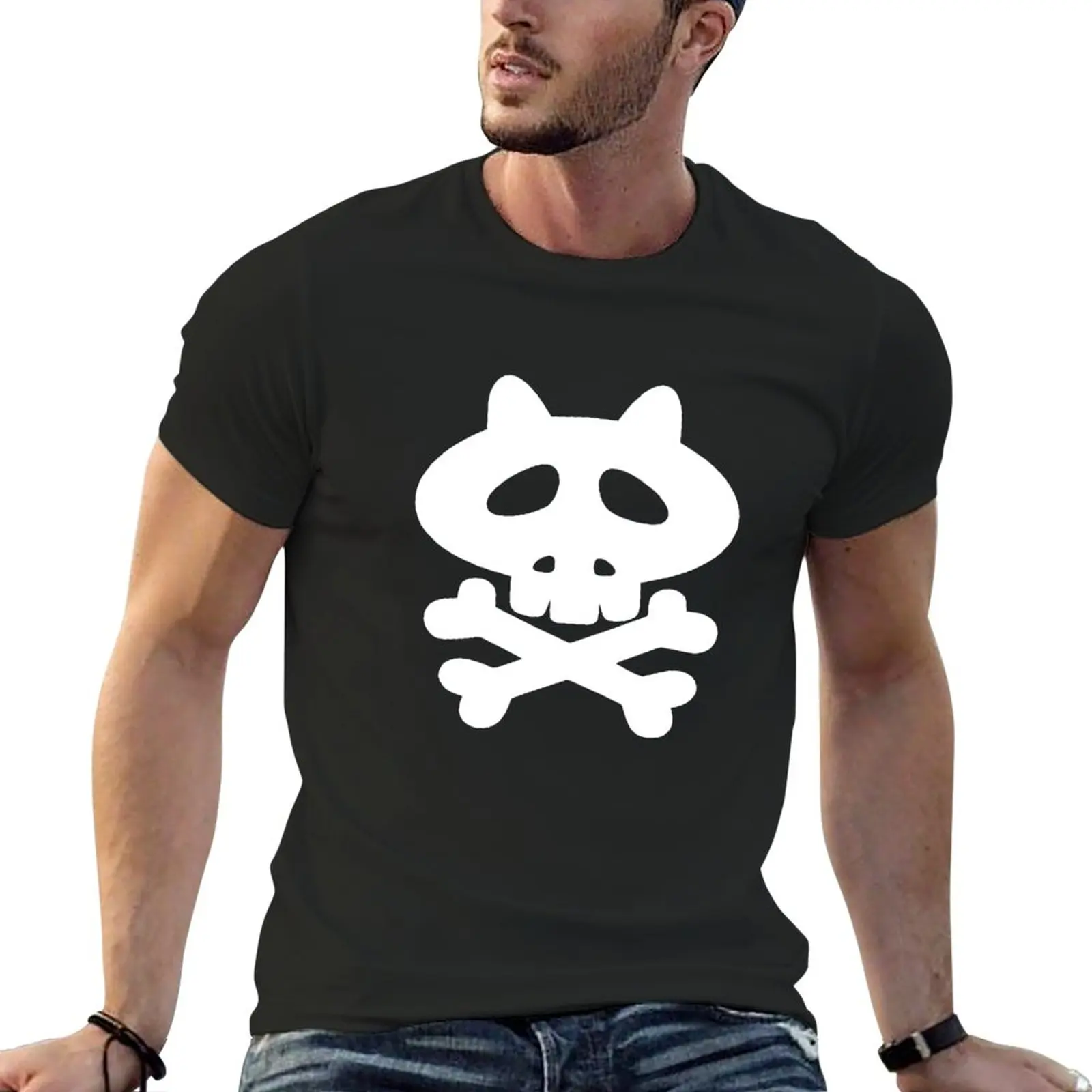 

Gaki no Tsukai Batsu game Dokuro mark (white) T-Shirt man clothes cute clothes boys t shirts t shirts for men graphic