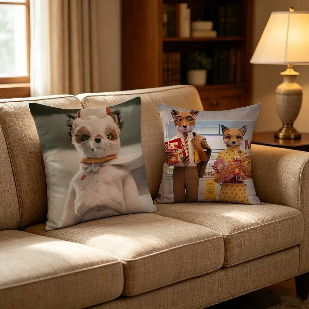 

F-Fantastic Mr F-Fox Pillow Case Cushion Cover Throw Pillow Case For Car Sofa