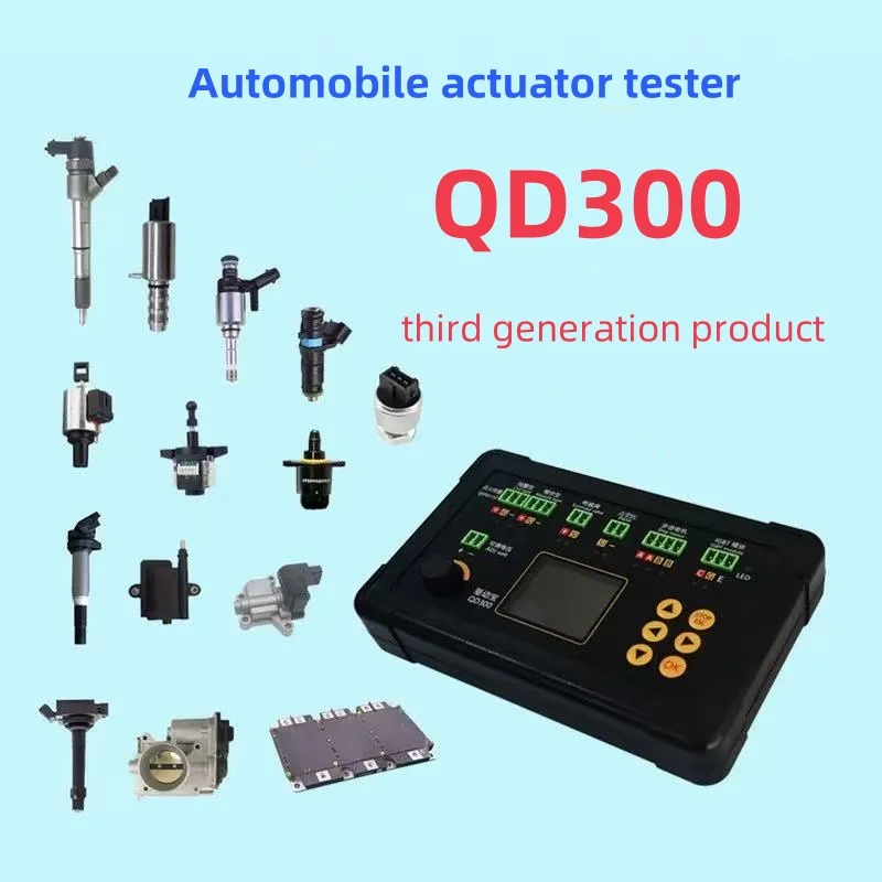 New! QD300 Auto Actuator Tester Gasoline Diesel Car Ignition Coil Solenoid Valve Simulator