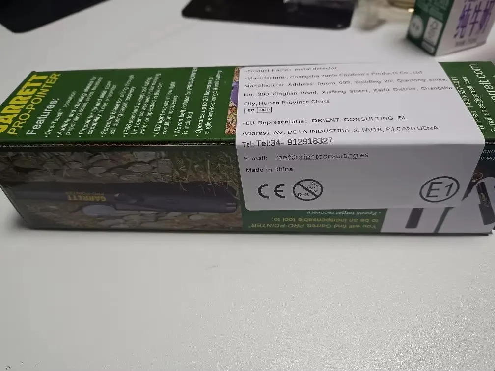 Detector de Metales de alta precisión, varilla de posicionamiento manual, Detector exterior, cazador de tesoros subterráneo impermeable