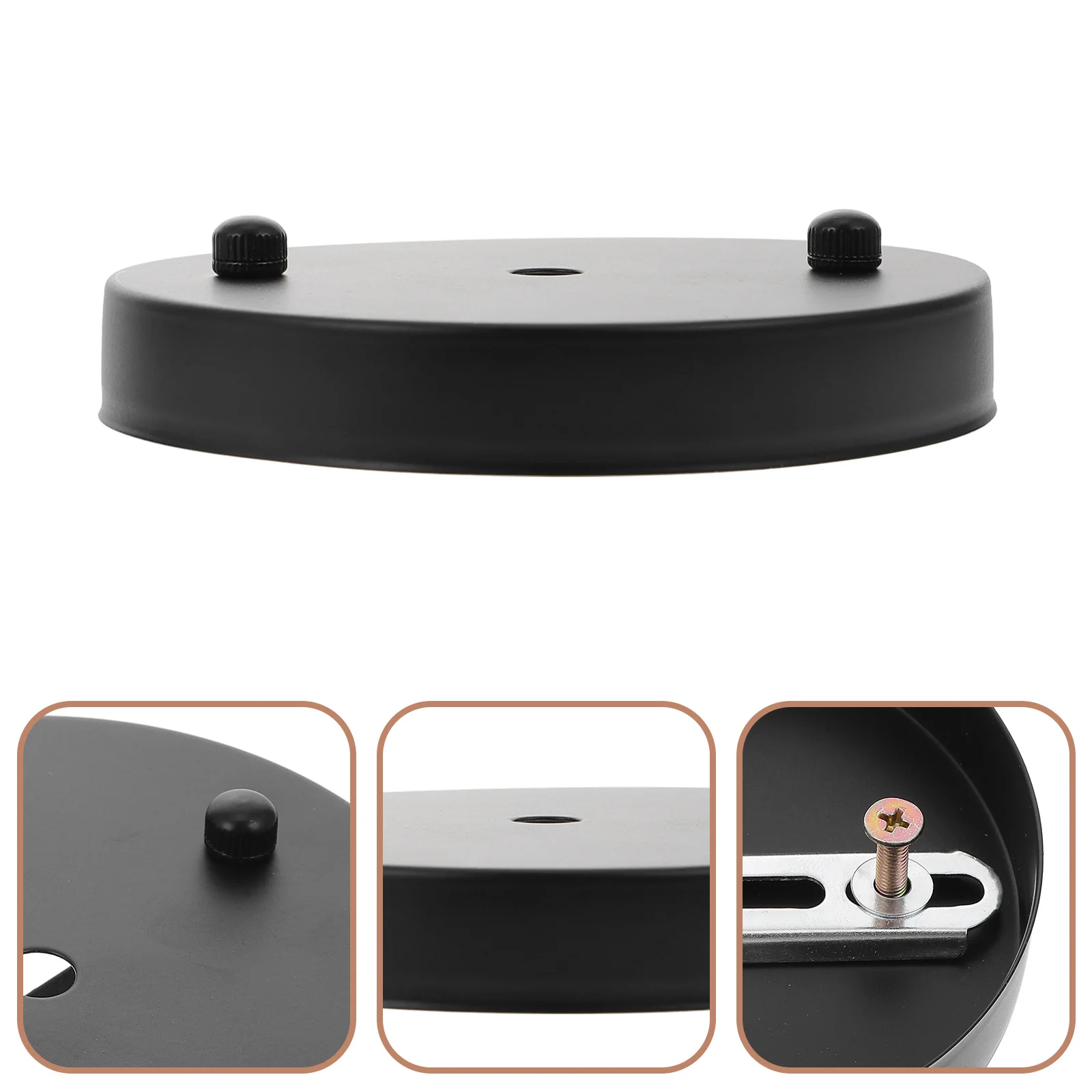 

Simple and Chic Ceiling Light Mounting Plate Long-Lasting Chandelier Canopy Kit for Indoor Pendant Fixtures Universal Fit