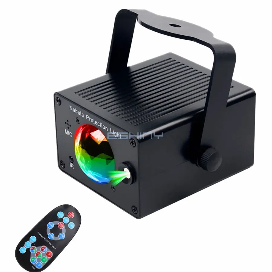 B206 Laser RGB LED Galaxy Water Wave Sky Projector Light Magic Ball Night Children Gift Kids Starry Full Stars Nebula Cloud Lamp