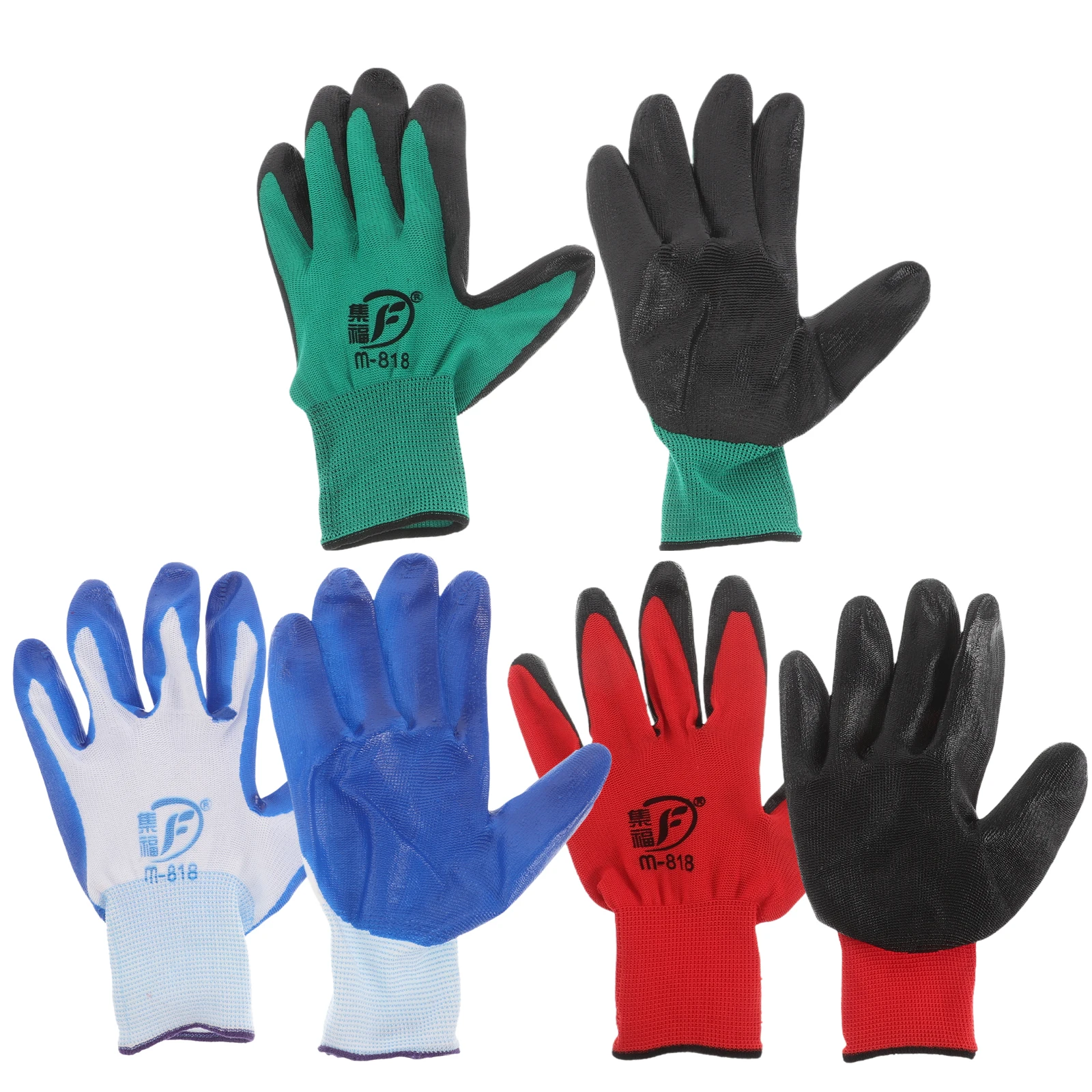 

Colorful Gardening Gloves Firm Grip Work for Working Out Construction Large Men