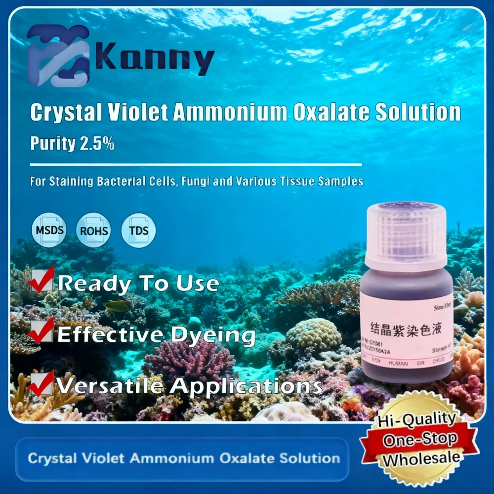 Crystal Violet Ammonium Oxalate Solution (2.5%) for Staining and Laboratory Applications Original Product