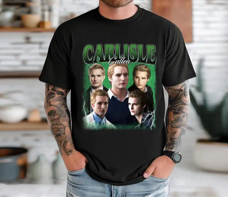 

Рубашка Кэлена в стиле ретро, футболка, рубашка Carlisle Cullen в стиле ретро, винтажная рубашка 90-х, подарки на день рождения