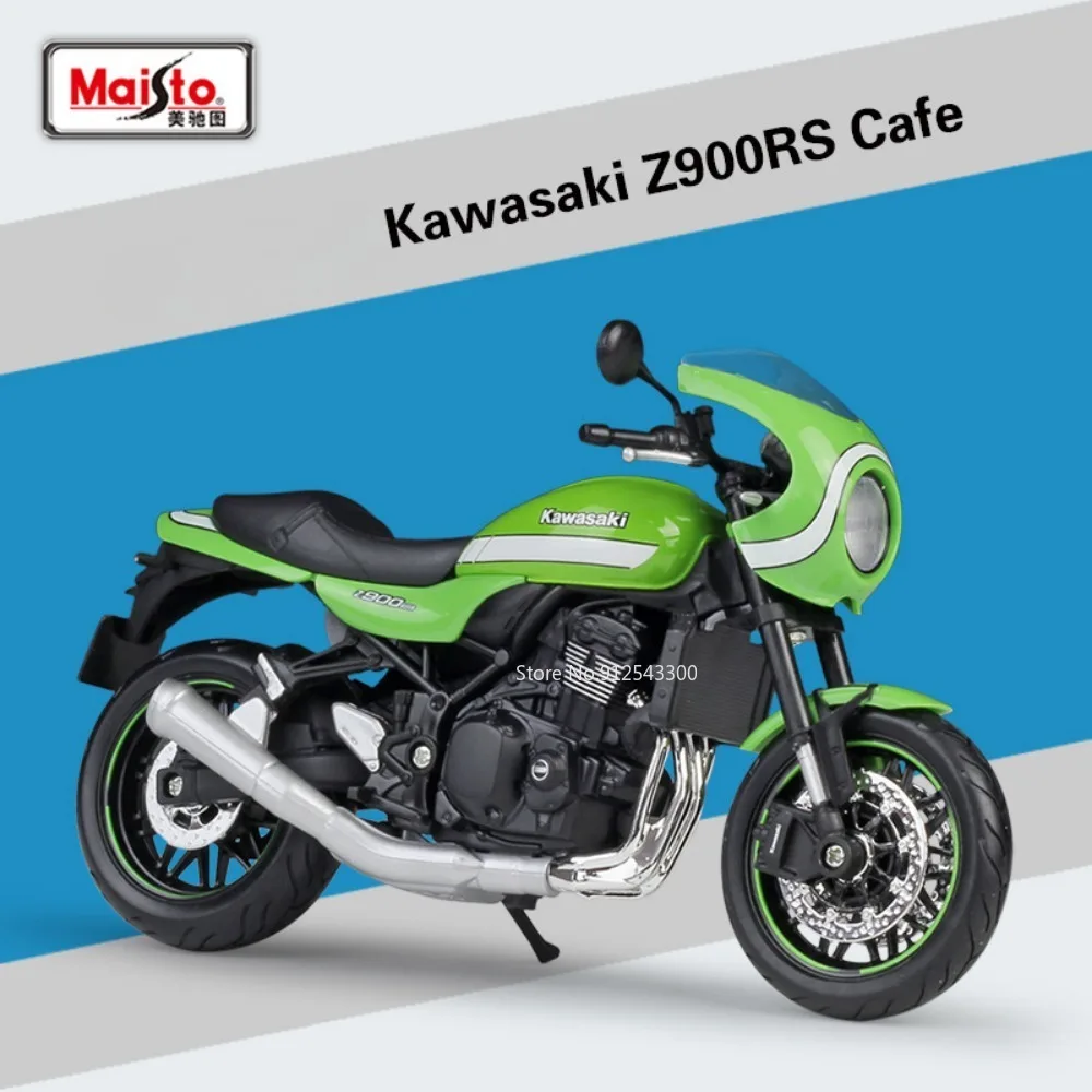 1/12 Kawasaki Z900RS Toy Motorcycle Model Alloy Diecast Static Simulation Model Motorcycle Toys for Boys Birthday Gift Souvenirs