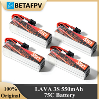 BETAFPV LAVA 3S 550mAh 75C Battery 2PCS/3PCS/4PCS XT30 Connector for Pavo20 Pro FPV Racing Drone