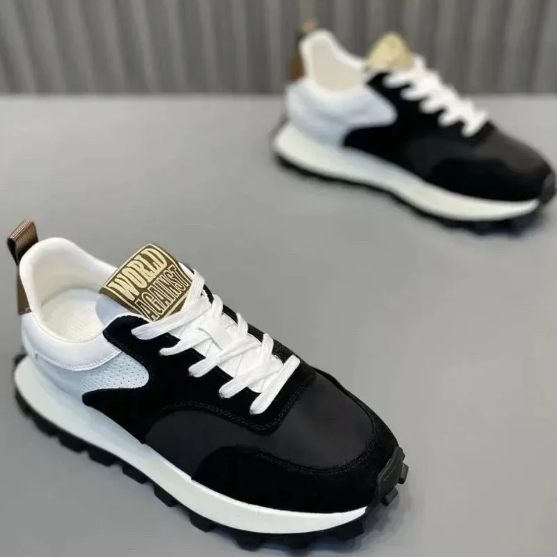 

Men's Casual Shoes Spring New Sports Sneakers, Fashionable and Breathable Running , Wear-resistant and Low-Top Sports Shoes