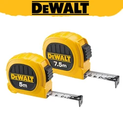DEWALT 5m/7.5m DWHT36156L DWHT36158L Steel Ruler Tape Measure Wear-Resistant High-Precision Measuring Ruler Hand Tools