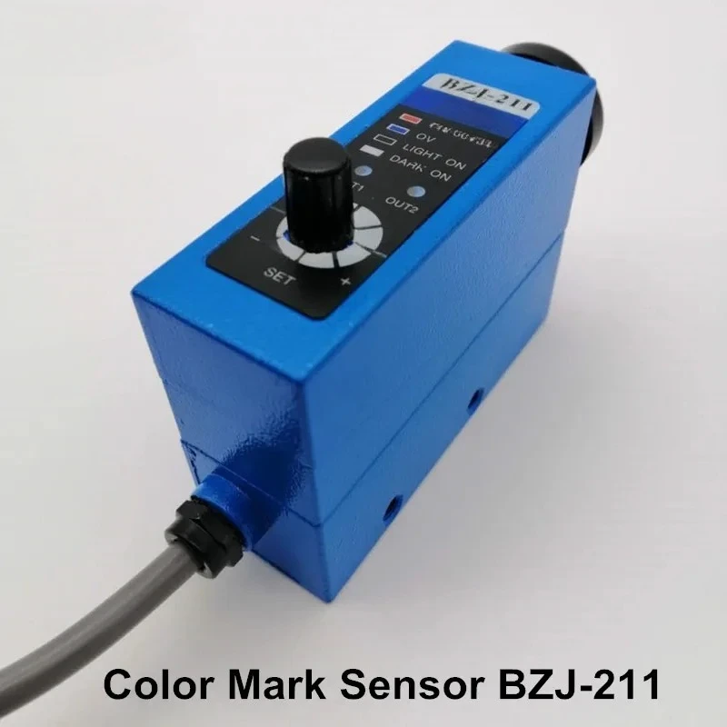 BZJ-211 Color Mark Sensor Packing Machine Auto tracking/rectify deviation, Auto Detection Photoelectric Eyes Mark Switch