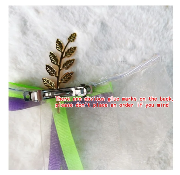 Juego Nu: Carnaval Cosplay Edmond accesorio para el cabello pendiente accesorios de Cosplay Nu: Carnaval Edmond Cosplay